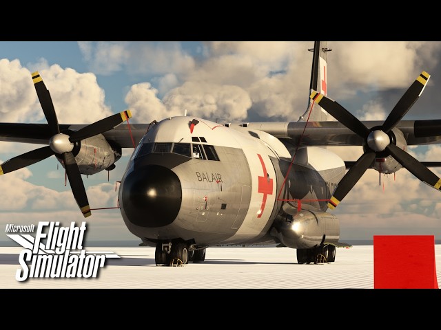 Microsoft Flight Simulator | C-160 Transall | Remote Cargo Ops | Antarctica