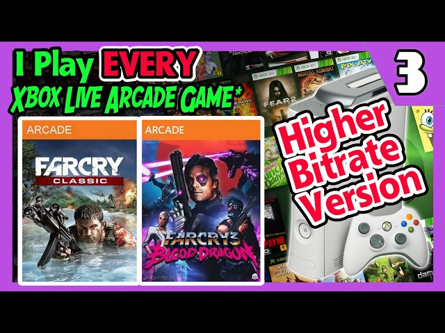Far Cry Classic, Far Cry 3 Blood Dragon (on XBLA)(higher bitrate)