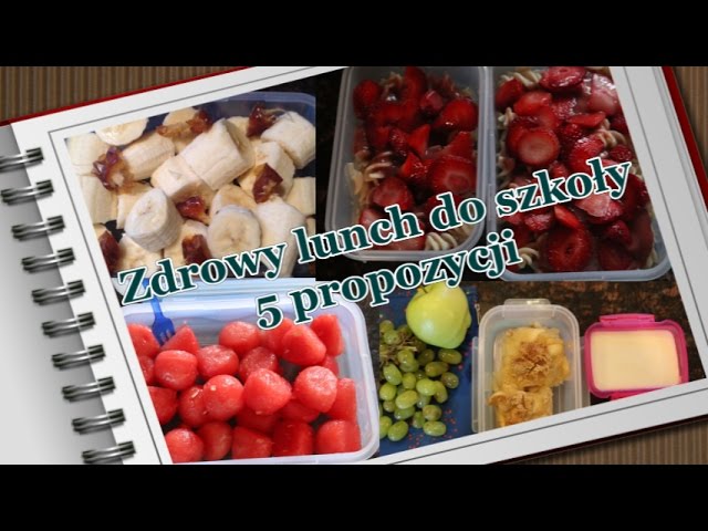 5 suggestions for a healthy school lunch!