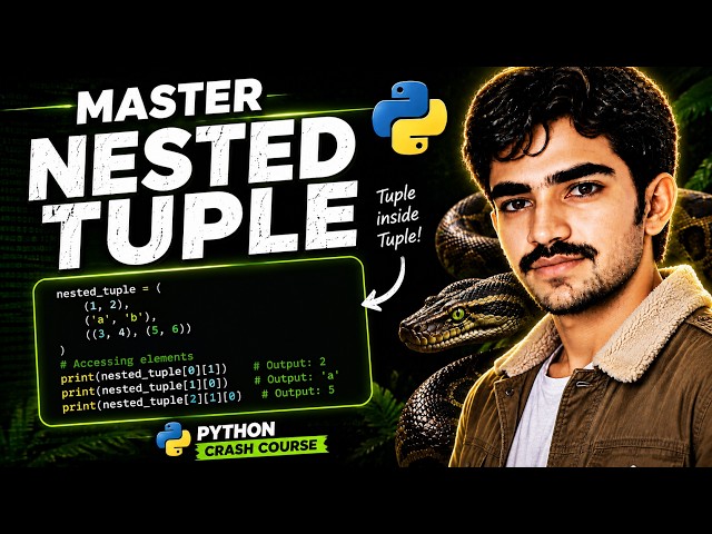 Master nested tuple in python | python crash course for beginners | python tutorial