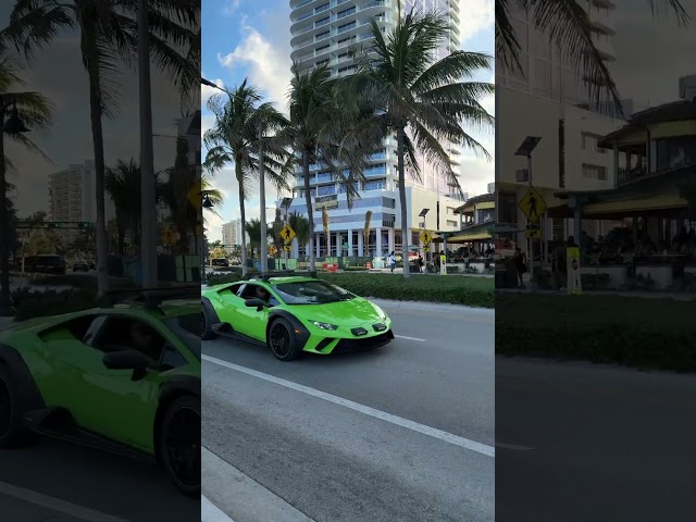 #lamborghini #supercars #ftlauderdalebeach #floridacars #exoticcarlife