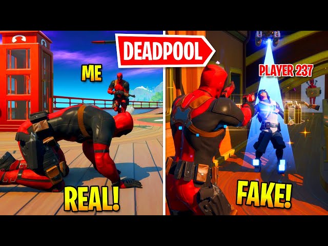 I Pretended To Be BOSS Deadpool In Fortnite