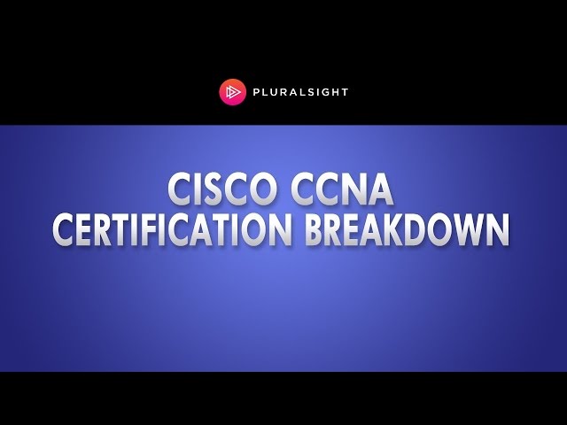 Cisco CCNA Certification Breakdown