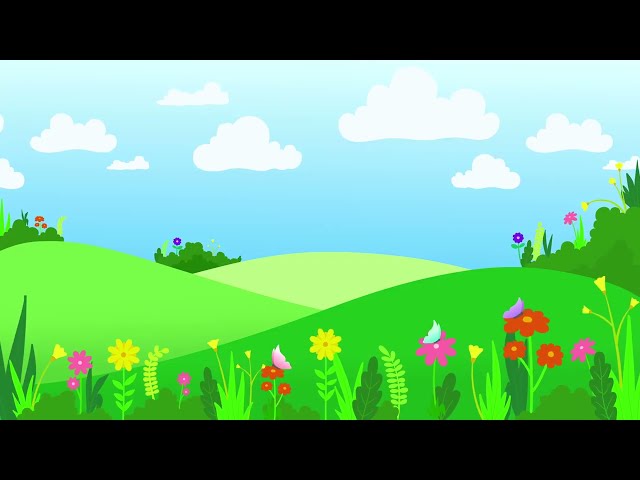 4K Spring Landscape Animation Background | No Copyright Video | No Copyright Stock Video