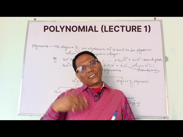 Lecture 1 - POLYNOMIAL. |. STD 9  |. Basic Concepts.