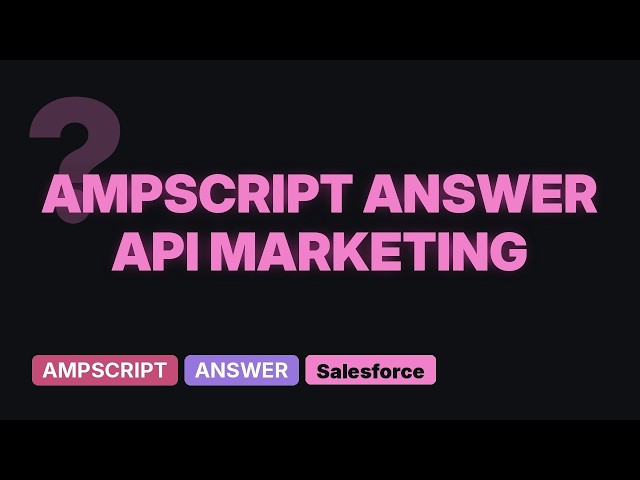 Salesforce: Inserting a record into a Data Extension API (2 Solutions!!)