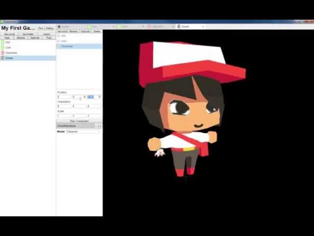 Quick demo of Superpowers - the HTML5 2D+3D game maker!