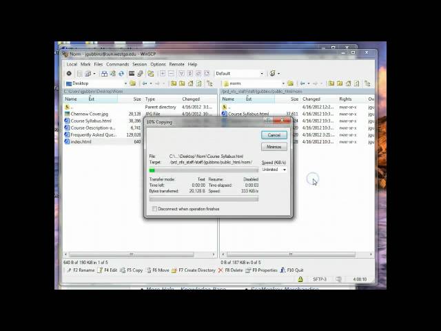 Demo: Publishing Updated Web Page