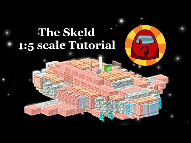 Minecraft The Skeld 1:5 scale Tutorial | Among Us spaceship (@Innersloth 2M subscriber special)