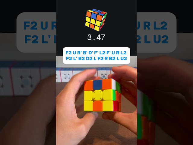 Day 9 of attempting the Acubemy Daily Scramble until I get sub-8 #cubing #series #speedcubing
