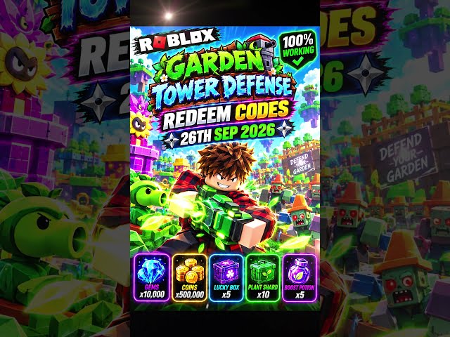 Garden Tower Defense Codes UPDATED | Roblox Garden Tower Defense Redeem Codes