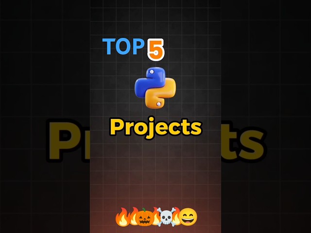 Top 5 Python Projects  | 😄 #coding #programming