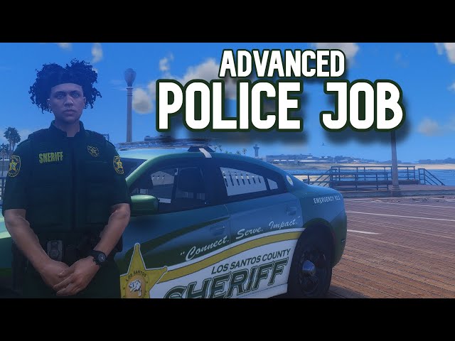 QBCore - FREE Advanced Police Job | Install & Showcase | FiveM Tutorial 2024