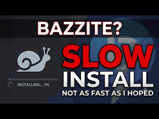Bazzite: Heard Nice Things. But not for me