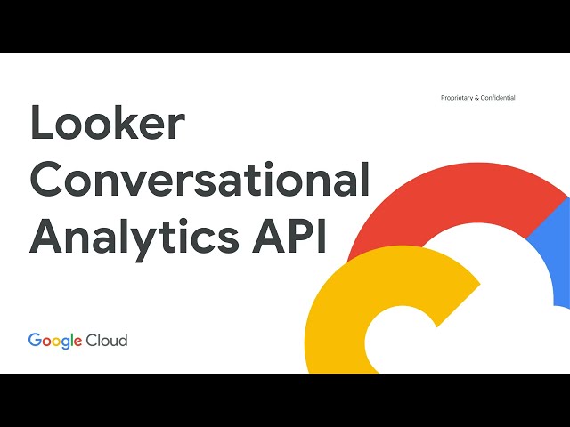 Looker  Conversational Analytics API