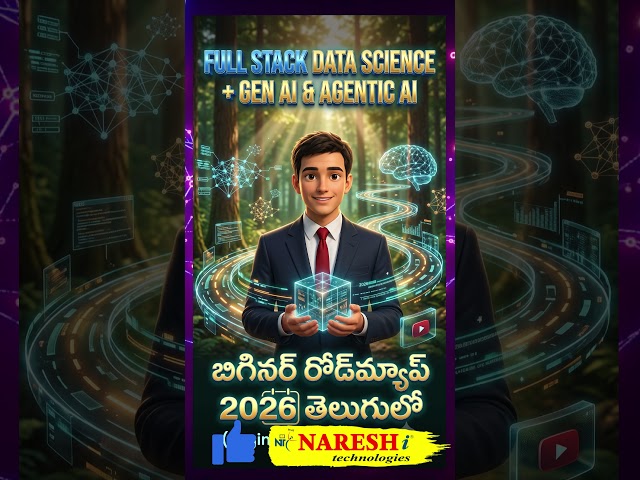 Full Stack Data Science with Gen AI & Agentic AI  Beginner Roadmap 2026 | AI Jobs |  Naresh IT