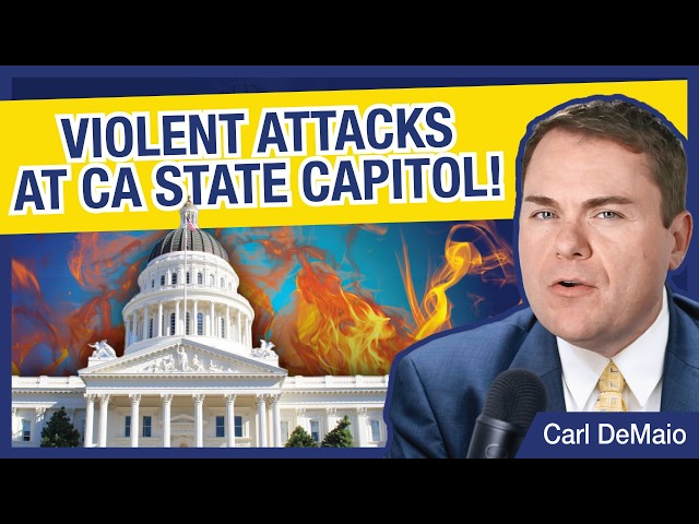 VIDEO: Violent Attacks at CA State Capitol!