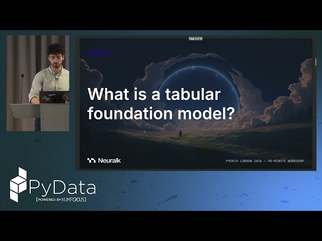 Nicolas Makaroff - AI Scientist - Hands-On with Tabular Foundation Models | Pydata London 26
