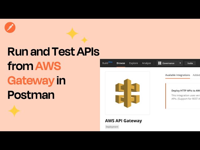 Running and Testing APIs in AWS API Gateway with Postman