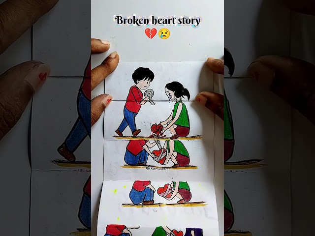 broken heart story 💔😢#drawing #art #shorts #emtionalstory