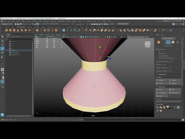 Maya in a Minute: Unwrapping Shape 1 Again