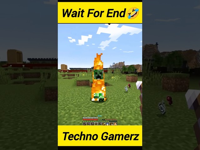 Techno gamerz ki property🤣😂 #minecraft #funny #short #trending #viral