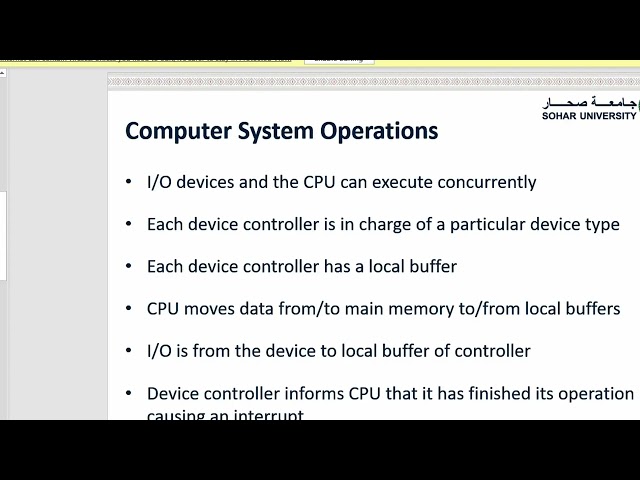 operating systems lecture 1