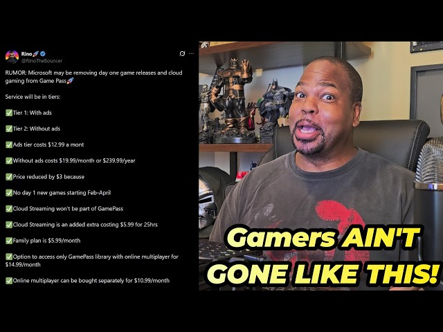 Xbox Might REMOVE Day 1 Releases from Game Pass!