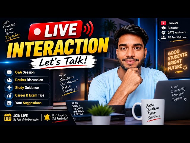 Gyan Vedant CS & IT is live! | Live Interaction | Join At  9:00 PM | General Doubt Session