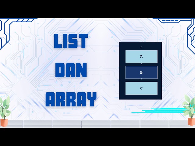 List dan Array | Praktikum Algoritma dan Pemrograman