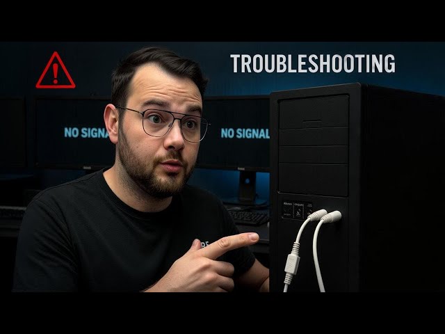 How to Fix a PC That Won’t Boot | No Display, No Signal, or Black Screen (2025 Guide)