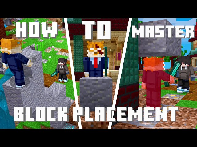 How to MASTER Minecraft Bedrock BLOCK PLACEMENT!