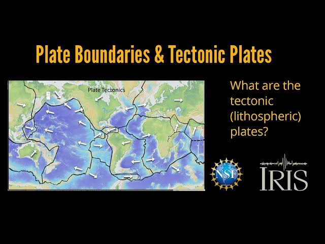 Tectonic Plates—What are the lithospheric plates?