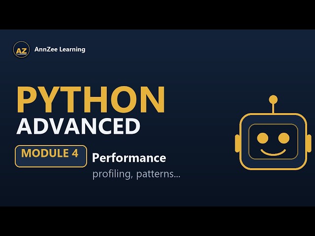 Python Advanced #4 | Profiling, Design Patterns & Metaclasses