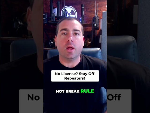 No Radio License? Stay off the Repeaters and Avoid Trouble