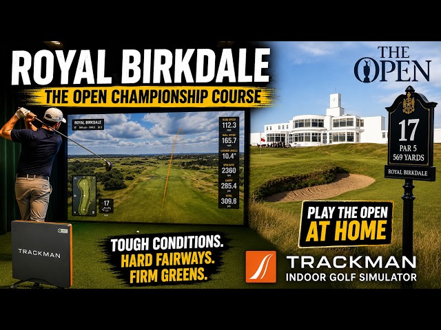 The British Open 2026 Course Conditions using Trackman