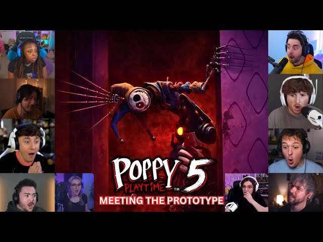 Top 10 YouTubers' SHOCKING Reactions to The Prototype Reveal in Poppy Playtime Chapter 5
