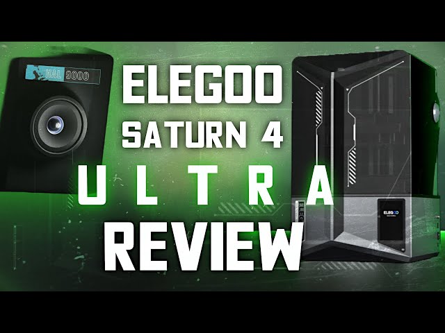 Elegoo Saturn 4 Ultra Review | Fast Printing and Auto Levelling.