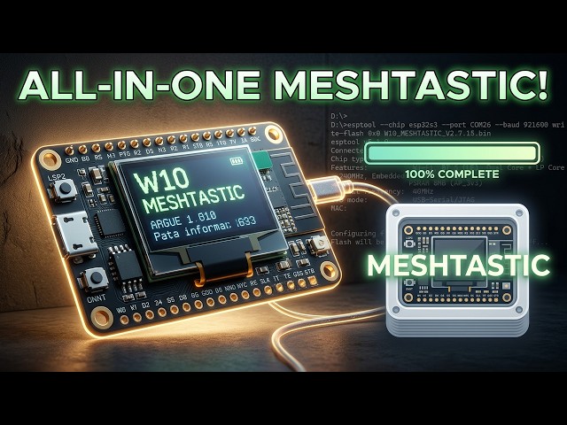 Stop Stacking Modules: The Meshnology W10 LoRa AIoT Dev Kit
