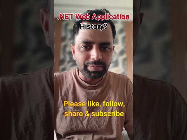 Evolution of .NET Web Apps: 2002 to 2026! 🚀 #Shorts #dotnetmvc