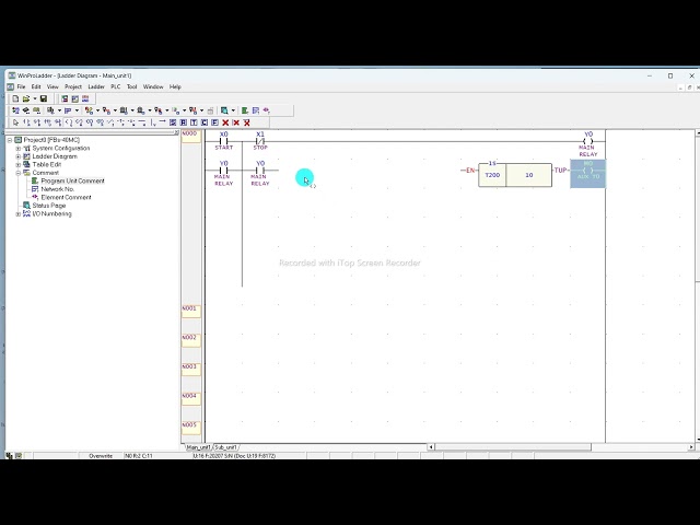 FATEK PLC WINPROLADDER [ STAR-DELTA ] PROGRAMMING