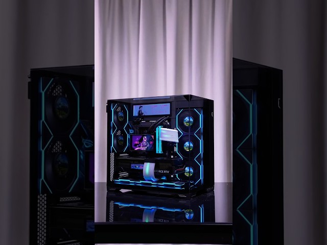 AMD RYZEN 7 9850X3D🤴🏻 WITH RTX 4070Ti SUPER🔥 #pcbuild #gaming #shorts