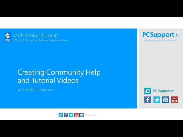 Community Video Production - Masterclass