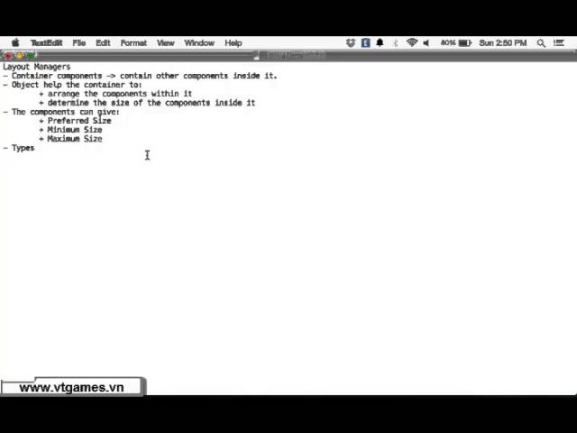 Java Swing Introduction to Layout Managers