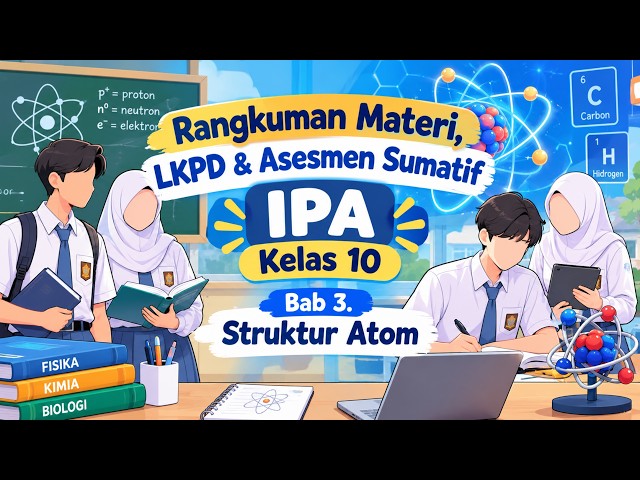 Rangkuman Materi Kelas 11 Kimia Bab 3 — Struktur Atom