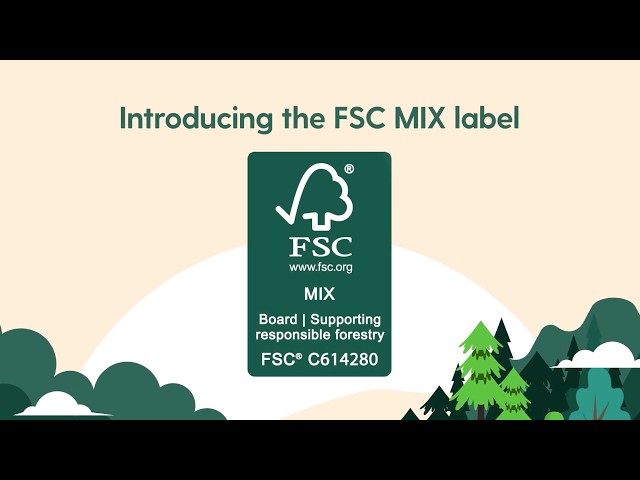 What does the FSC MIX label mean?
