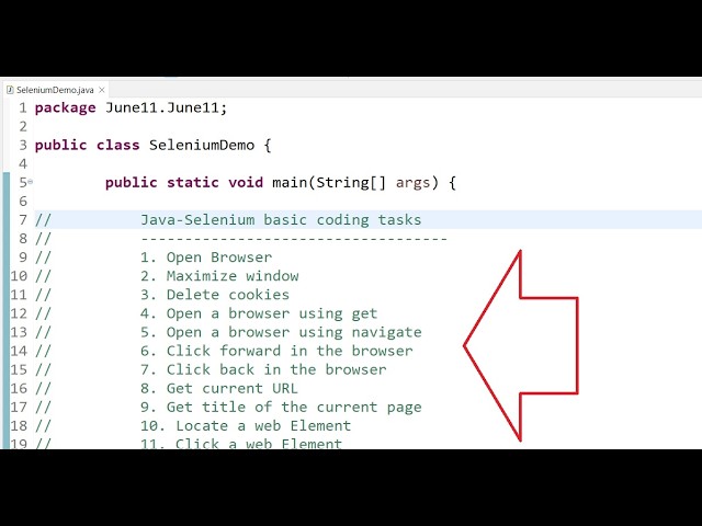 Java-Selenium Basic Codes for Beginners Part1