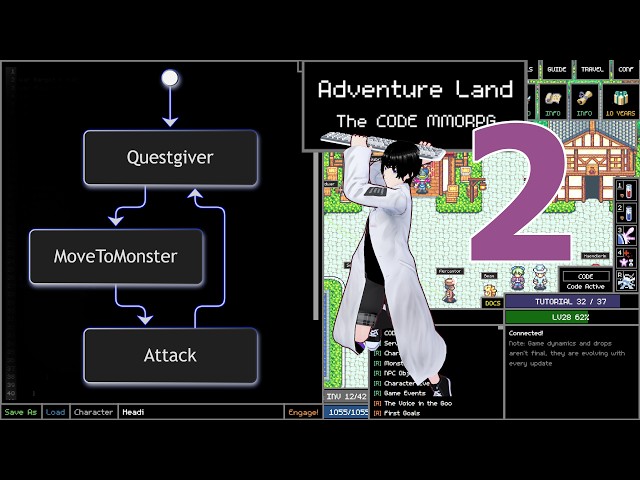 I Automated Even More of This Coding MMORPG | Adventure Land Episode 2