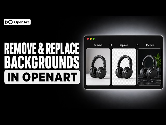 How to Remove and Replace Backgrounds in OpenArt (Step-by-Step)