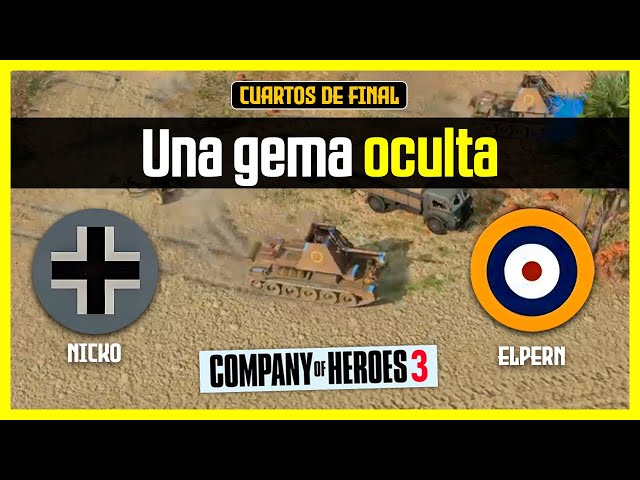 🏆Nicko vs Elpern #2 - CUARTOS DE FINAL MASTER LEAGUE  | Company of Heroes 3